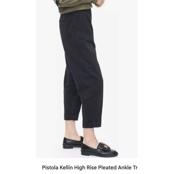 Pistola Denim Trouser Pants | Women Kellin Pleated Trouser - Picture 2 of 8